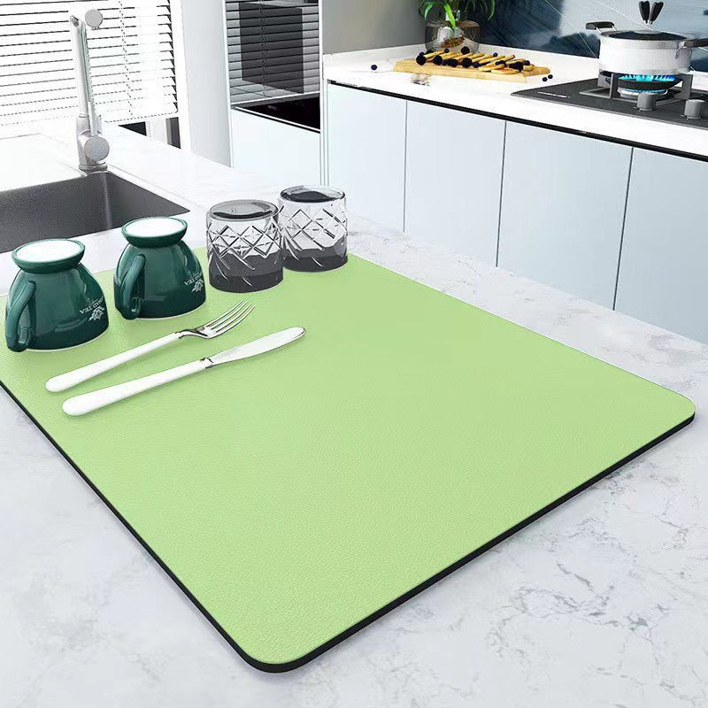 Super Absorbent Large Kitchen Absorbent Mat Antiskid Draining Coffee Dish Drying Mat Quick Dry Bathroom Drain Pad Tableware Mat