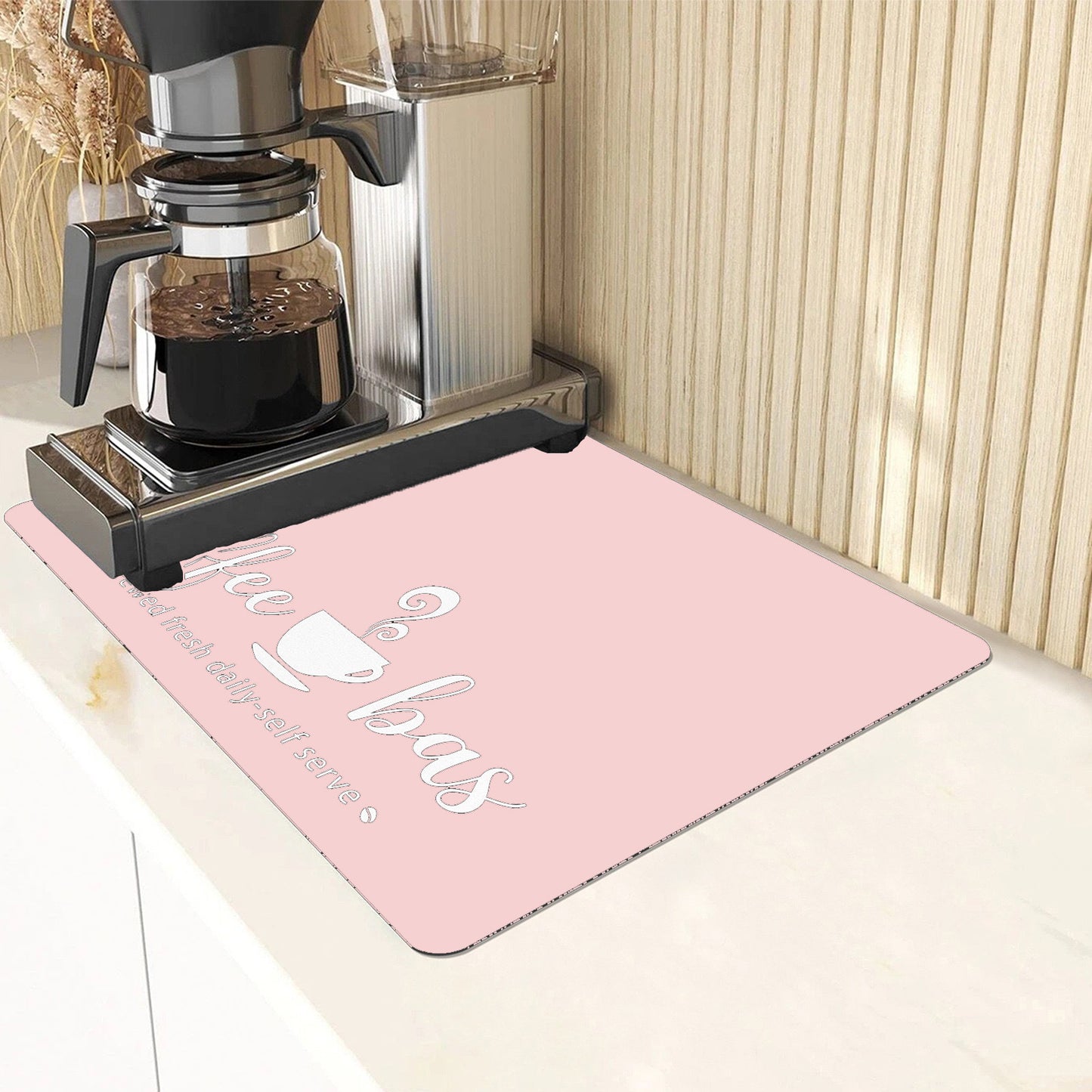 Super Absorbent Large Kitchen Absorbent Mat Antiskid Draining Coffee Dish Drying Mat Quick Dry Bathroom Drain Pad Tableware Mat