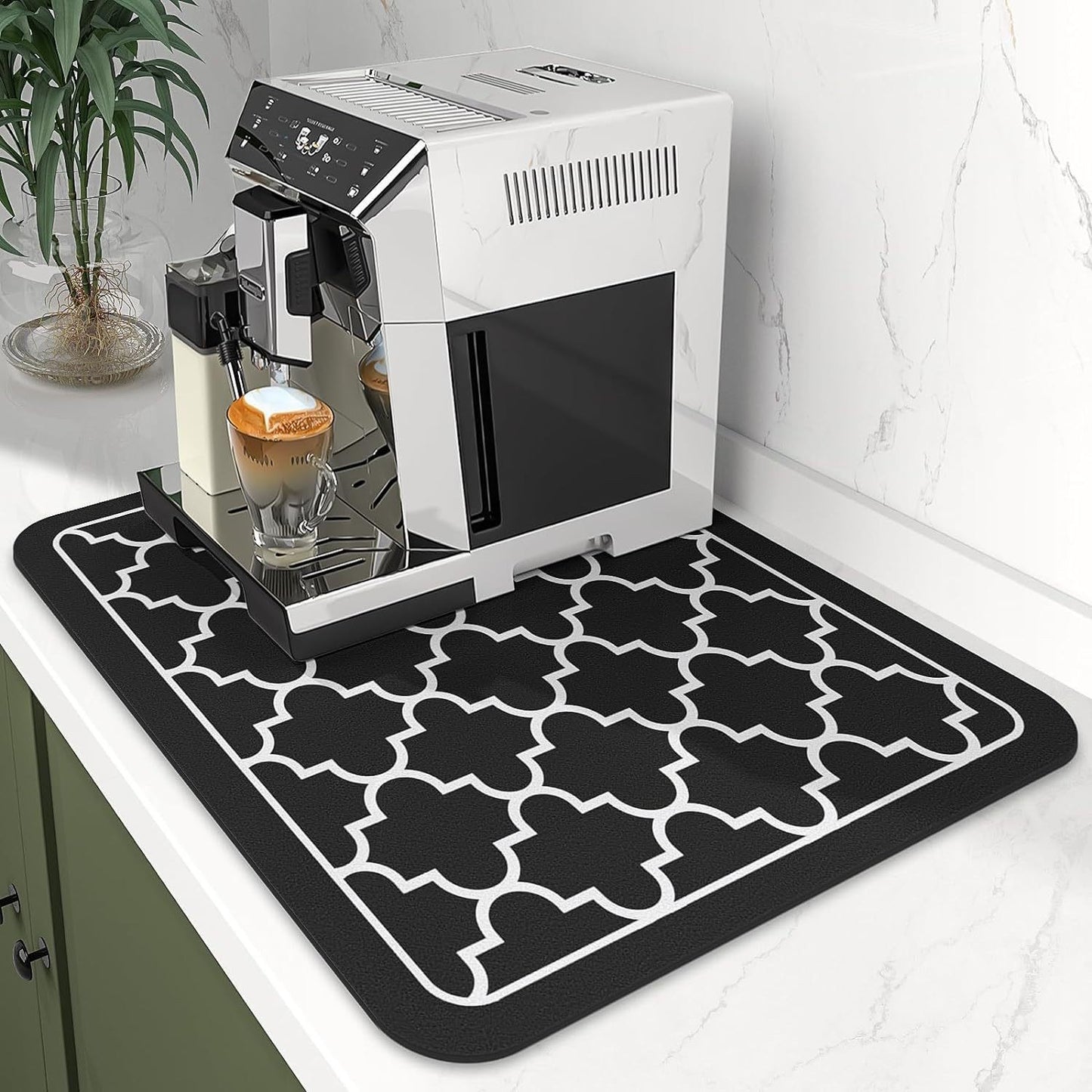 Super Absorbent Large Kitchen Absorbent Mat Antiskid Draining Coffee Dish Drying Mat Quick Dry Bathroom Drain Pad Tableware Mat