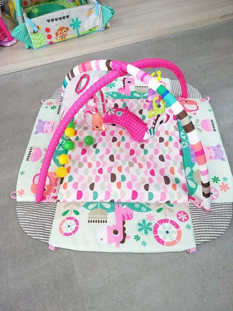 Baby Fitness Frame Crawling Game Blanket Multifunctional Educational Mats Fence Crawling Blanket Infant Rug Enlightenment Toys