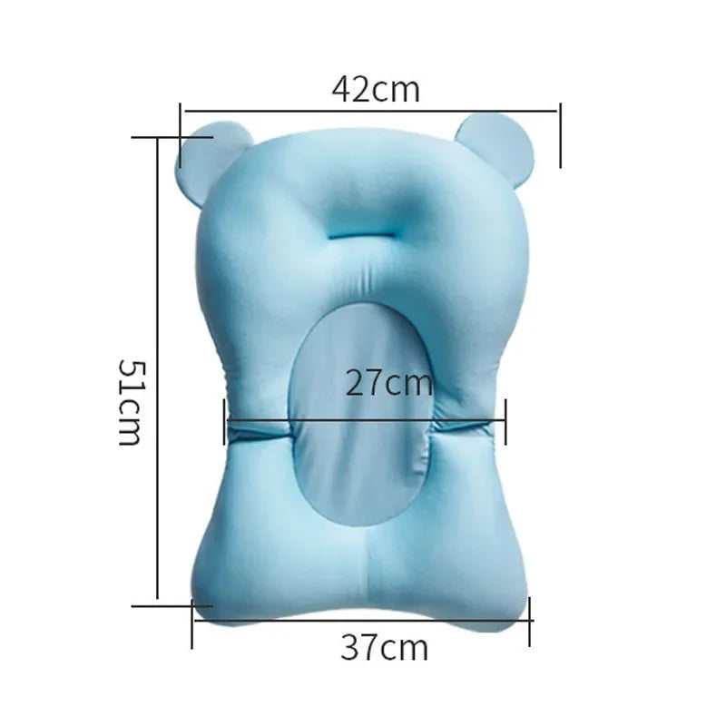 Baby Bath Support Pad Foldable Floating Seat Adjustable Newborn Bathing Cushion Infant Safety Net Hammock