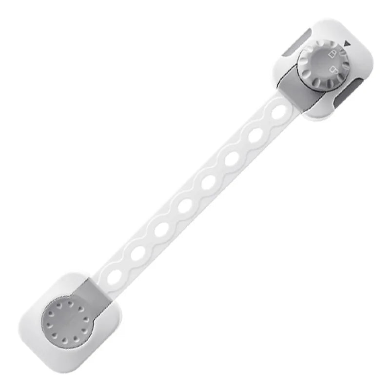 Child Safety Locks Adjustable Strap Length Cabinet Latches Baby Proof Cabinets, Drawers, Toilets & Appliances Security Lock
