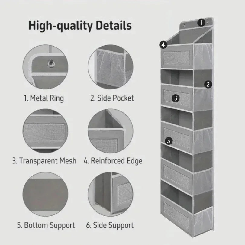 DoorNest™ Storage Rack 🚪 — Max Storage, Zero Floor Space