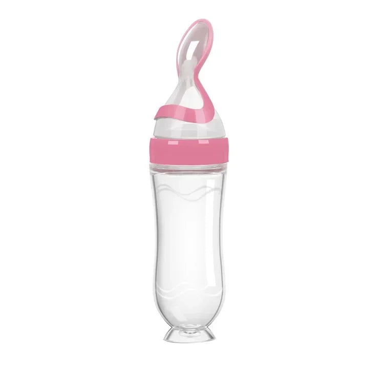 Safe Baby Feeding Bottle Spoon Milk Bottle Baby Training Feeder Food Supplement Food feed Spoon baby gadgets BPA Free