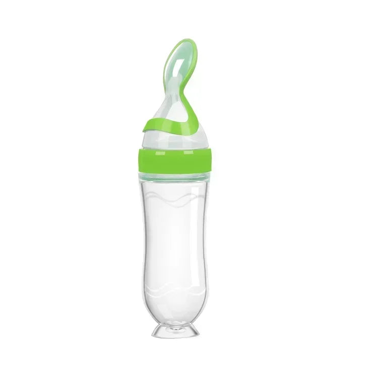 Safe Baby Feeding Bottle Spoon Milk Bottle Baby Training Feeder Food Supplement Food feed Spoon baby gadgets BPA Free