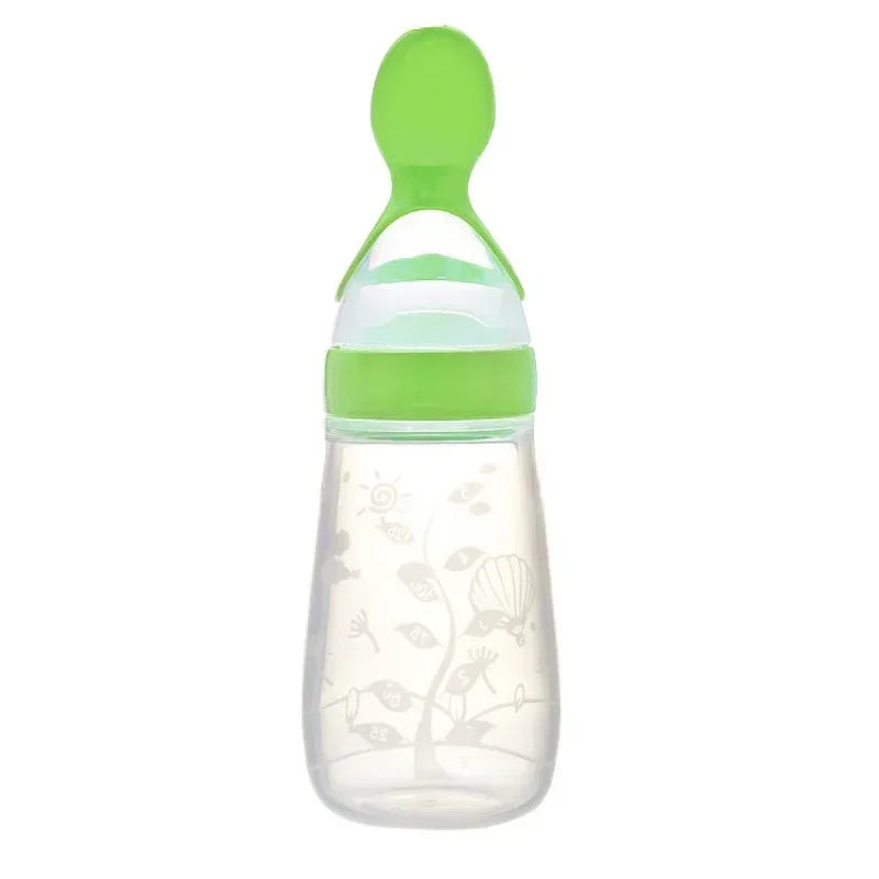 Safe Baby Feeding Bottle Spoon Milk Bottle Baby Training Feeder Food Supplement Food feed Spoon baby gadgets BPA Free