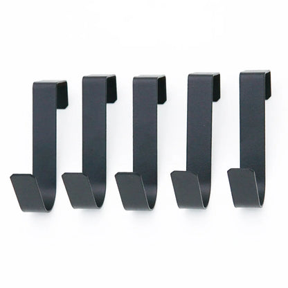 Multi-Purpose Hooks Kitchen Cabinet Door Back Hook Hanging Rack Clothes Coat Hat Towel Hanger Storage Hook Bathroom Accessories