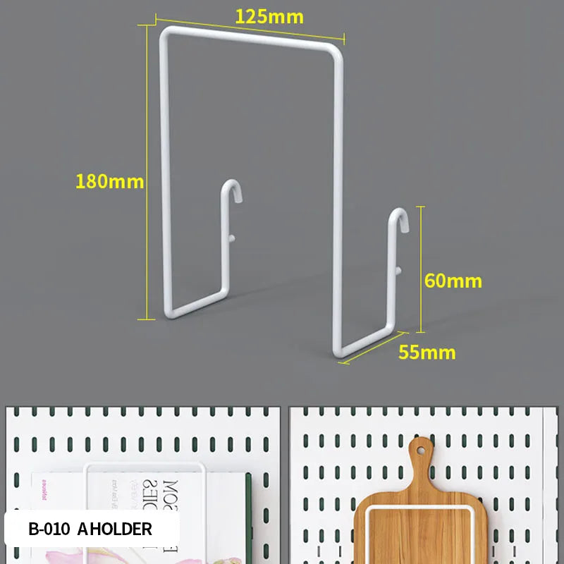 No-Holes Home Organization | This Wall Pegboard Displays & Organizes Your Daily Items & Electronics in Living Room/Study