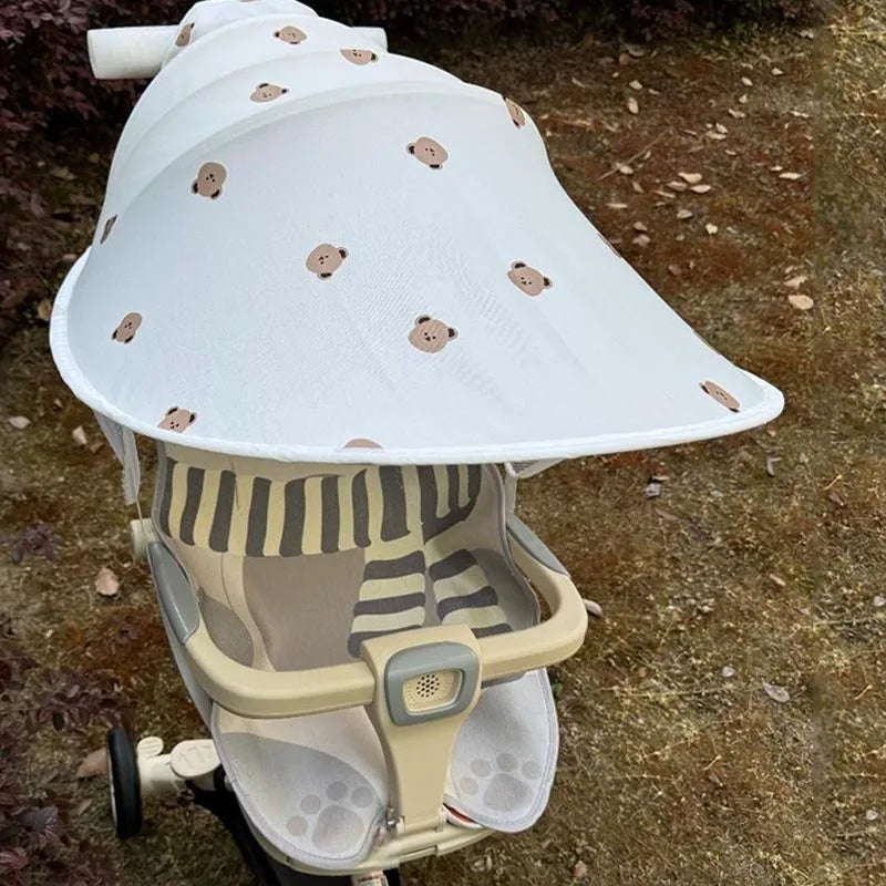 New Universal Baby Stroller Awning UV Protection Sunshade Canopy Cover for Prams Infants Car Seat Sun Visor Stroller Accessories