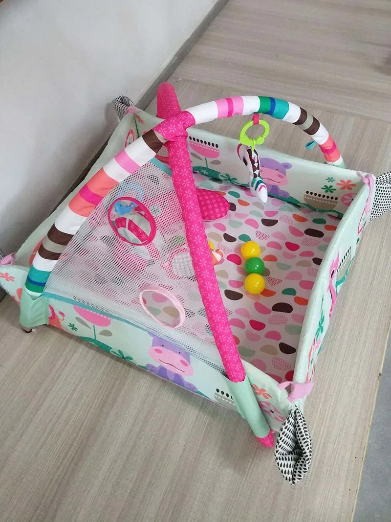Baby Fitness Frame Crawling Game Blanket Multifunctional Educational Mats Fence Crawling Blanket Infant Rug Enlightenment Toys