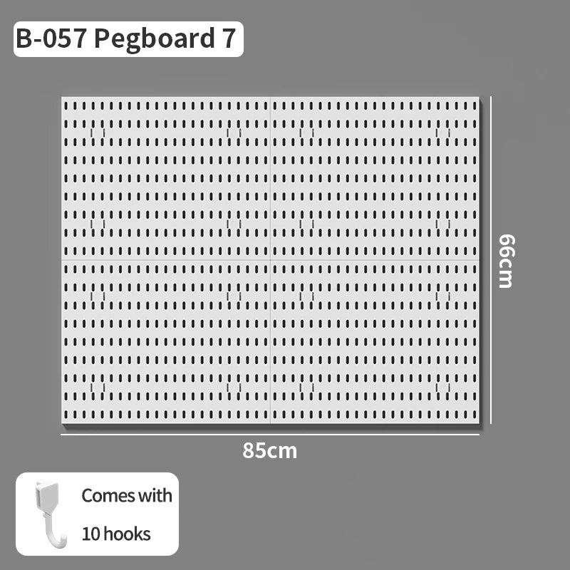 No-Holes Home Organization | This Wall Pegboard Displays & Organizes Your Daily Items & Electronics in Living Room/Study
