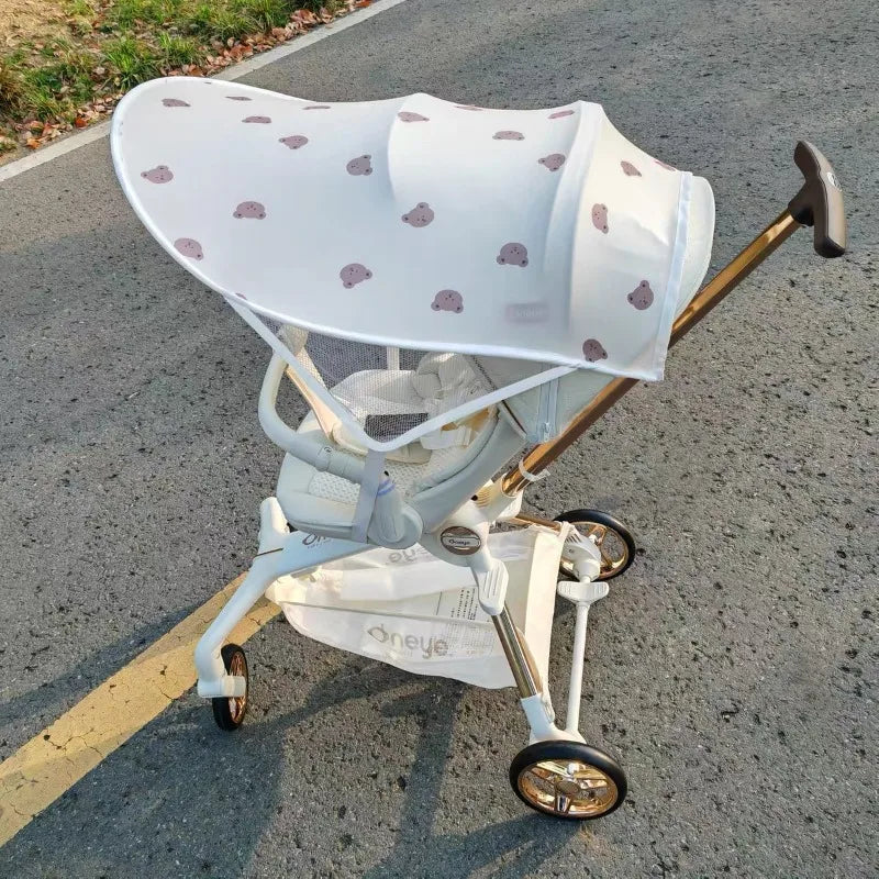 New Universal Baby Stroller Awning UV Protection Sunshade Canopy Cover for Prams Infants Car Seat Sun Visor Stroller Accessories