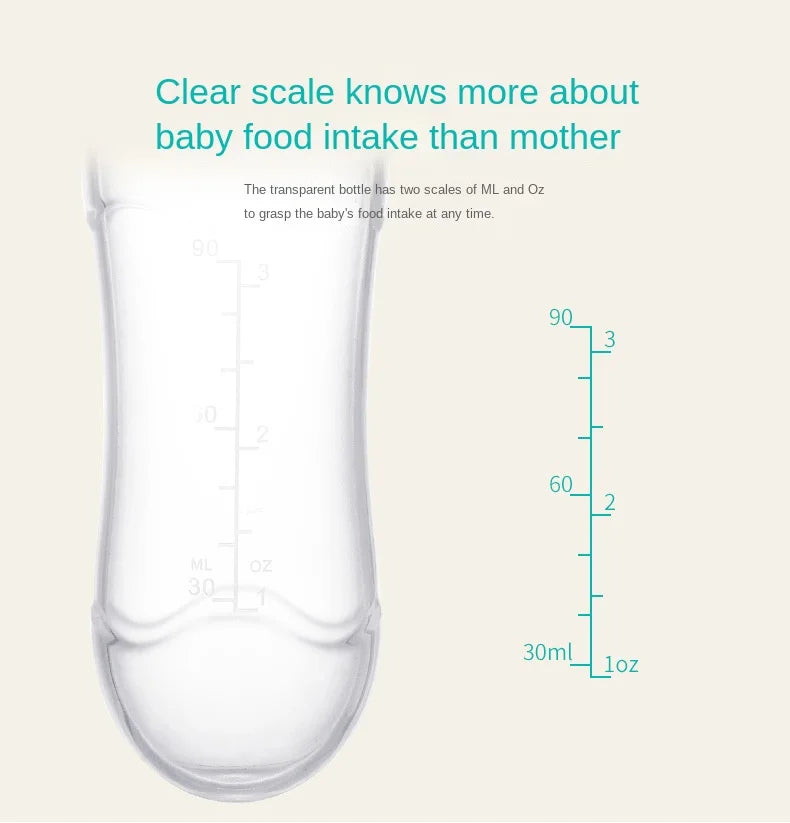 Safe Baby Feeding Bottle Spoon Milk Bottle Baby Training Feeder Food Supplement Food feed Spoon baby gadgets BPA Free
