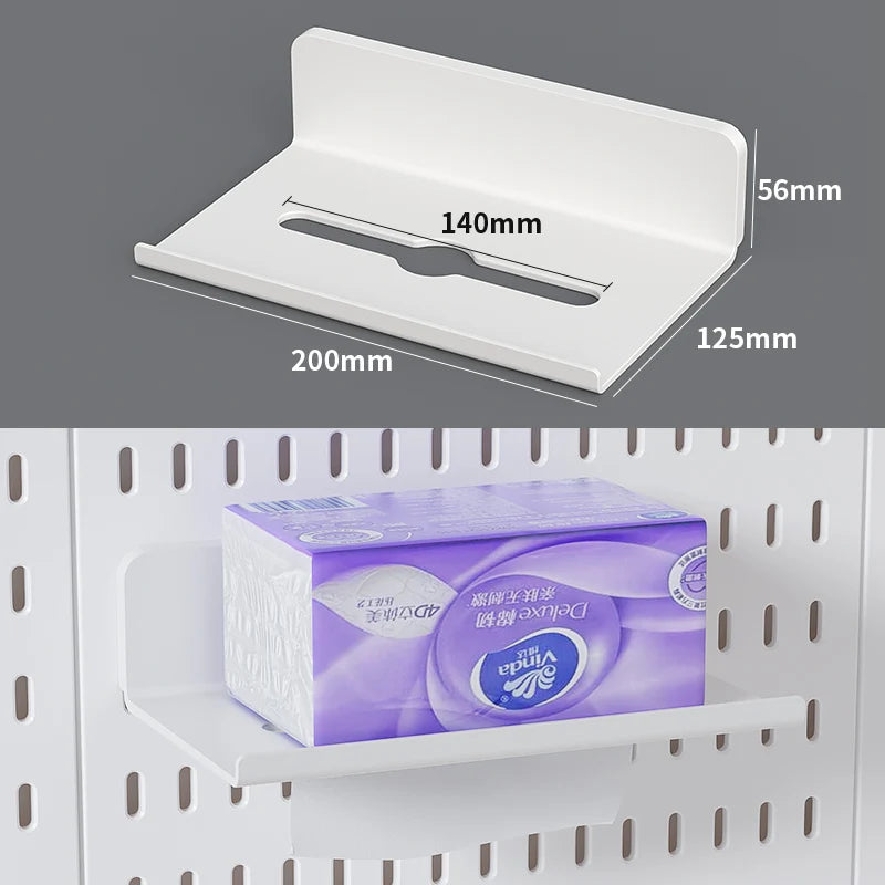 No-Holes Home Organization | This Wall Pegboard Displays & Organizes Your Daily Items & Electronics in Living Room/Study