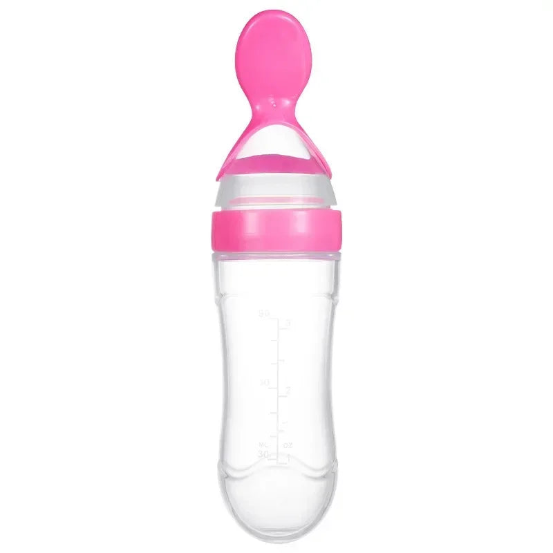 Safe Baby Feeding Bottle Spoon Milk Bottle Baby Training Feeder Food Supplement Food feed Spoon baby gadgets BPA Free