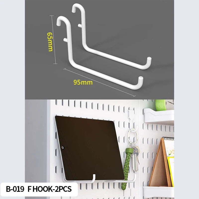 No-Holes Home Organization | This Wall Pegboard Displays & Organizes Your Daily Items & Electronics in Living Room/Study