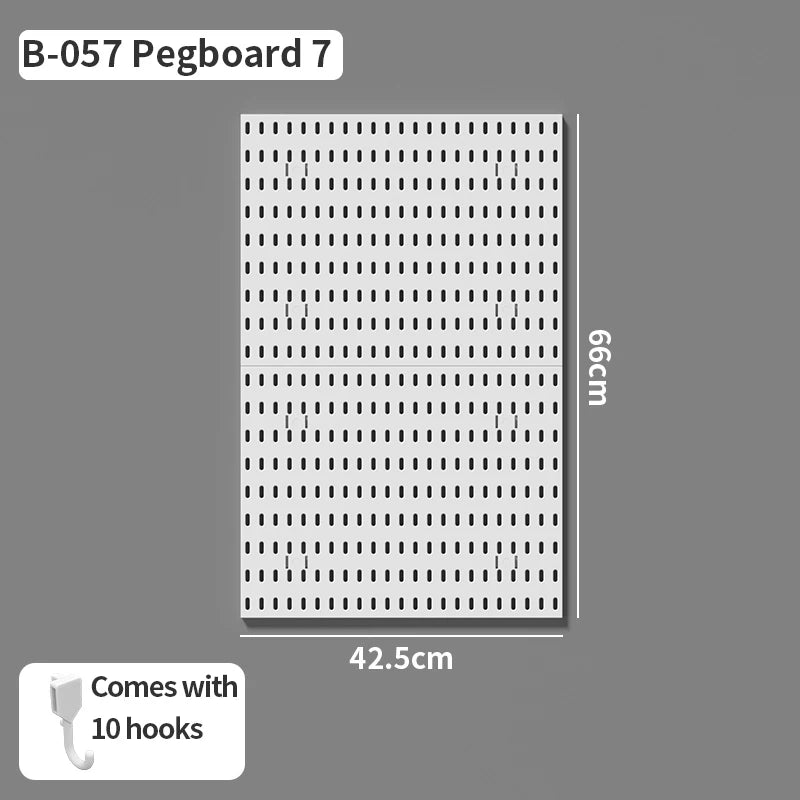 No-Holes Home Organization | This Wall Pegboard Displays & Organizes Your Daily Items & Electronics in Living Room/Study