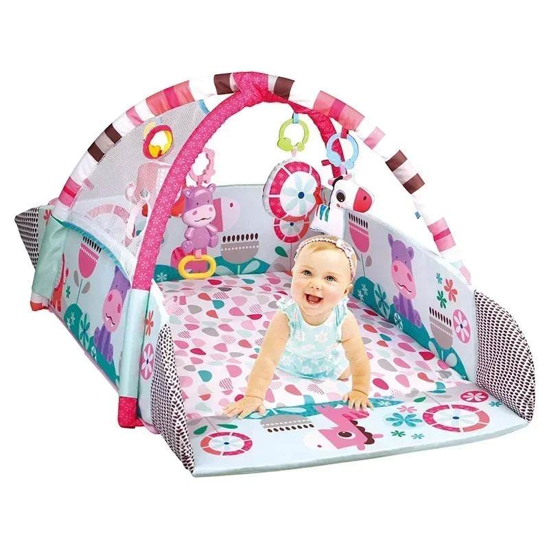 Baby Fitness Frame Crawling Game Blanket Multifunctional Educational Mats Fence Crawling Blanket Infant Rug Enlightenment Toys