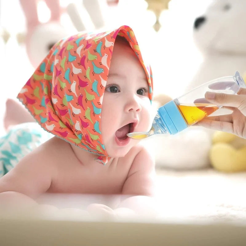 Safe Baby Feeding Bottle Spoon Milk Bottle Baby Training Feeder Food Supplement Food feed Spoon baby gadgets BPA Free