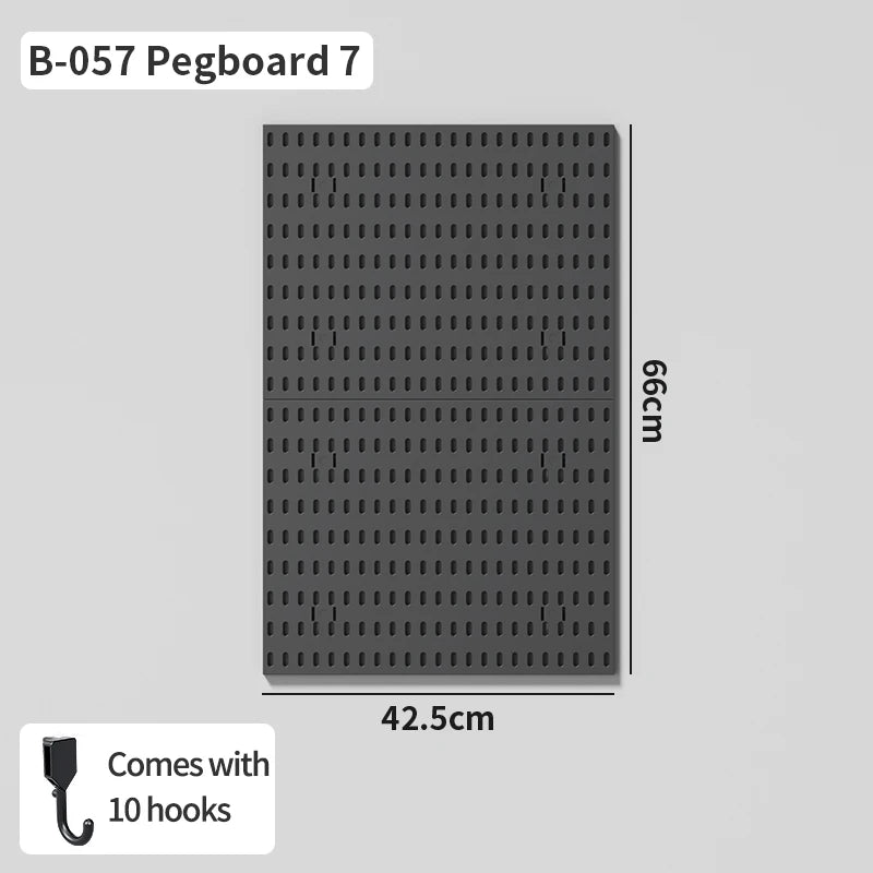 No-Holes Home Organization | This Wall Pegboard Displays & Organizes Your Daily Items & Electronics in Living Room/Study