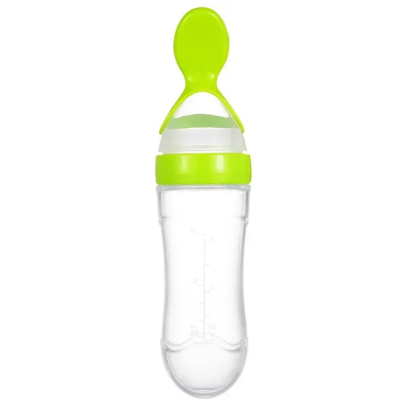 Safe Baby Feeding Bottle Spoon Milk Bottle Baby Training Feeder Food Supplement Food feed Spoon baby gadgets BPA Free