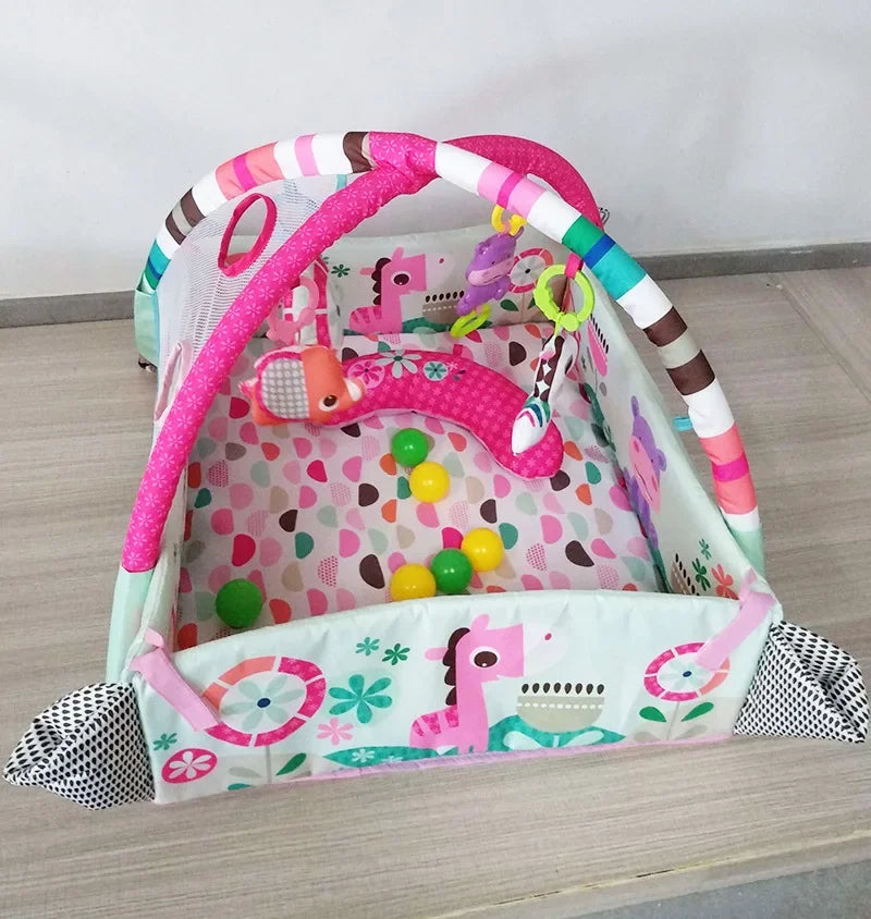 Baby Fitness Frame Crawling Game Blanket Multifunctional Educational Mats Fence Crawling Blanket Infant Rug Enlightenment Toys