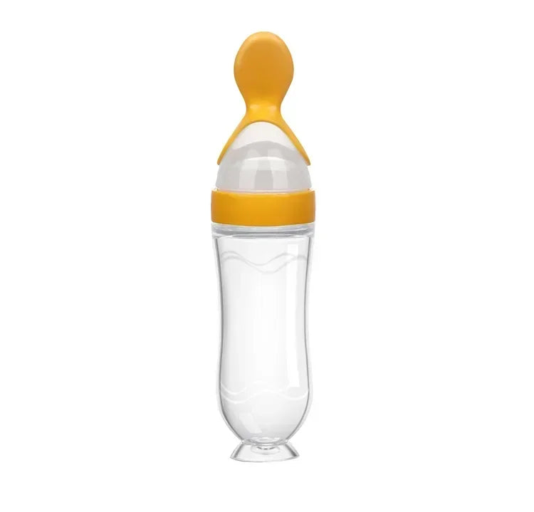 Safe Baby Feeding Bottle Spoon Milk Bottle Baby Training Feeder Food Supplement Food feed Spoon baby gadgets BPA Free