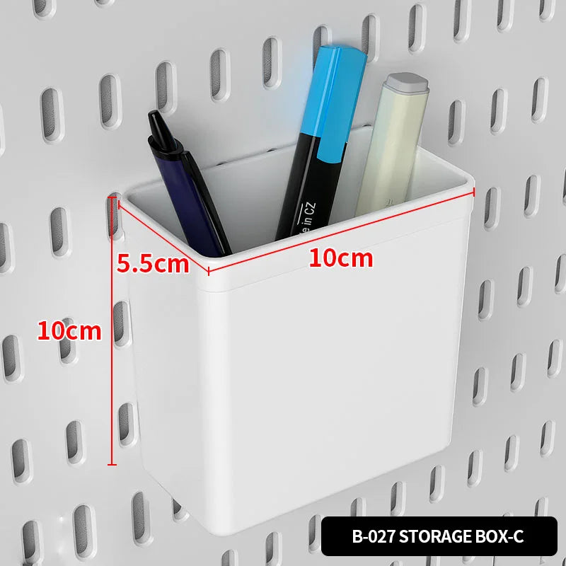 No-Holes Home Organization | This Wall Pegboard Displays & Organizes Your Daily Items & Electronics in Living Room/Study