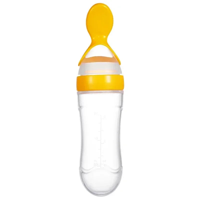 Safe Baby Feeding Bottle Spoon Milk Bottle Baby Training Feeder Food Supplement Food feed Spoon baby gadgets BPA Free