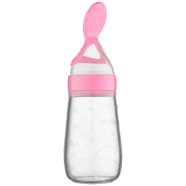 Safe Baby Feeding Bottle Spoon Milk Bottle Baby Training Feeder Food Supplement Food feed Spoon baby gadgets BPA Free