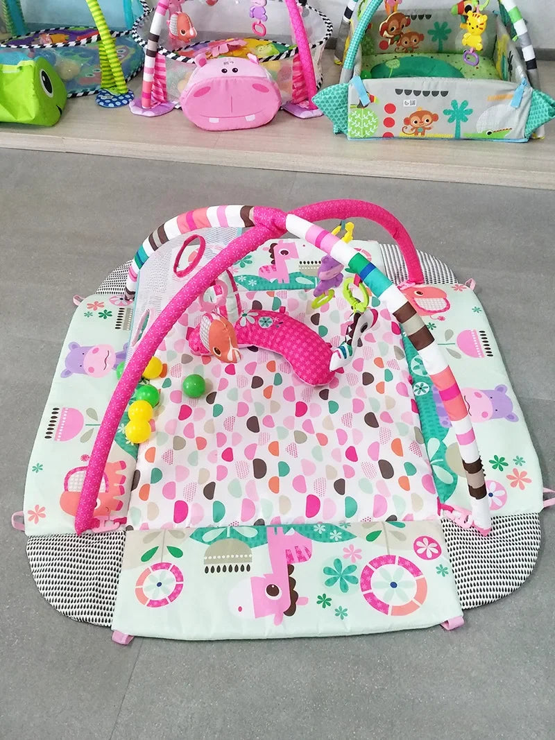 Baby Fitness Frame Crawling Game Blanket Multifunctional Educational Mats Fence Crawling Blanket Infant Rug Enlightenment Toys